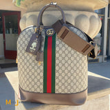 Gucci GG Supreme Coated Canvas Ophidia Bowling Bag Crossbody Luggage