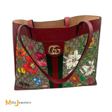 Gucci GG Ophidia Supreme Soft Floral Tote Bag with Pochette