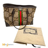 Gucci Ophidia Jumbo GG Web Canvas Tote Bag