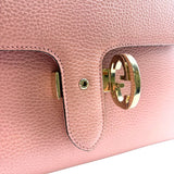 Gucci Soft Pink Dollar Calfskin Medium Shoulder Bag