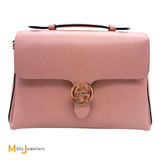 Gucci Soft Pink Dollar Calfskin Medium Shoulder Bag