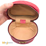Gucci GG Marmont Mini Vanity Red Leather Backpack