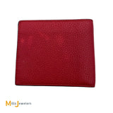 Gucci Red Leather Logo Print Limited Edition Bifold Wallet