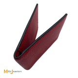 Gucci Red Leather Logo Print Limited Edition Bifold Wallet