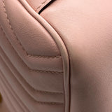 Gucci Calfskin Matelasse Medium GG Marmont Pink Shoulder Bag