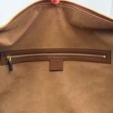 Gucci GG Supreme Monogram Coated Canvas Linea A Hobo Large Canvas Shoulder Bag