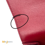 Gucci Medium Torchon Ring Red Leather Shoulder Bag