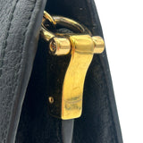 Gucci Black Calfskin Leather Ophidia Chain Shoulder Bag