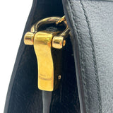 Gucci Black Calfskin Leather Ophidia Chain Shoulder Bag