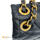 Chanel Soft Elegance Quilted Lambskin Black Flap Crossbody Bag Medium 2013-2014
