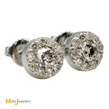 18K White Gold Hearts On Fire Beloved 1.40ctw Diamond Stud Earrings