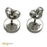 18K White Gold Hearts On Fire Beloved 1.40ctw Diamond Stud Earrings