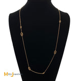 Hermès 18K Rose Gold Farandole Long Necklace 80 Small Model
