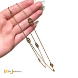 Hermès 18K Rose Gold Farandole Long Necklace 80 Small Model