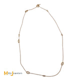 Hermès 18K Rose Gold Farandole Long Necklace 80 Small Model