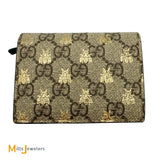 Gucci GG Supreme Honey Bee Monogram Canvas Wallet