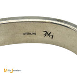 Andrew Saufkie Hopi Sterling Silver 925 Cuff Bracelet