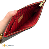 Louis Vuitton Monogram Canvas Neverfull Pochette Cherry 2015 M41177