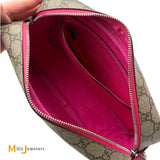 RARE Gucci X Currynew 2025 Playful Series GG Supreme Canvas Fuchsia Messenger Bag
