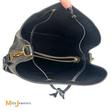 Louis Vuitton NéoNoé MM Monogram Noir Bucket Shoulder Bag M44020