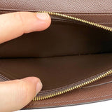 Louis Vuitton Sarah Damier Ebene Canvas and Leather Snap Wallet N63209