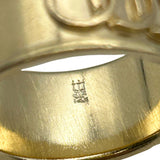 Retired James Avery 14K Yellow Gold Trinity Cross Band Ring Size 9.5