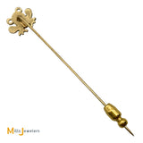 14k Yellow Gold Retired Rare James Avery Frog Brooch Pin