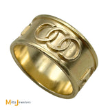 Retired James Avery 14K Yellow Gold Trinity Cross Band Ring Size 9.5