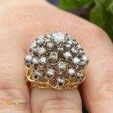 diamond cluster ring kurt wayne