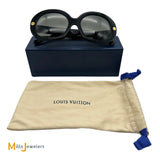 Louis Vuitton Womens Studded Black La Piscine Sunglasses
