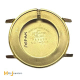 Vintage Lecoultre 32mm 14K Yellow Gold Watch