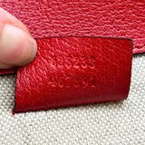 Gucci GG Supreme Apple Belt Flap Bag