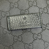 Gucci GG Web Black Nylon XL Duffle Weekender Bag 2015