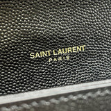 YSL Kate Tassel Medium Black Grained Leather Crossbody Bag