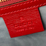 Gucci Medium Torchon Ring Red Leather Shoulder Bag