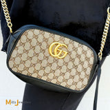Gucci GG Marmont Matelasse Monogram Canvas Small Crossbody Bag