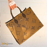 Louis Vuitton Reverse Monogram GM OntheGo Tote Bag M45320
