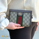 Gucci GG Ophidia Supreme Small Crossbody Clutch