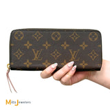 Louis Vuitton Zippy Monogram Canvas Rose Ballerine Wallet M41894