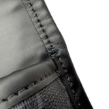 Gucci GG Supreme Black/Grey Coated Canvas Belt Flap Bag