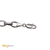 18K White Gold 0.30ctw Diamond Heart Charm Bracelet