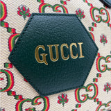 Gucci GG 100th Anniversary Limited Edition Raffia Canvas and Leather Tote