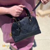 Louis Vuitton Neo Alma BB Black Monogram Empreinte Leather Shoulder Bag