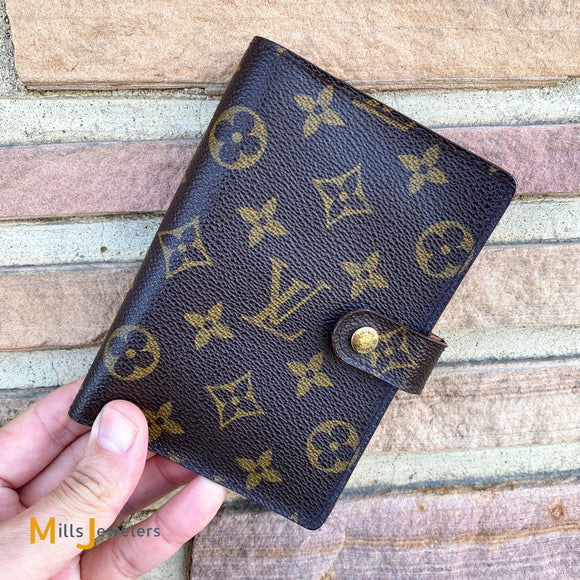 Louis Vuitton Small Ring Agenda Cover Monogram Canvas 1998