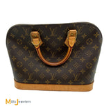 Vintage Louis Vuitton Alma MM Monogram Canvas Satchel Handbag 1999
