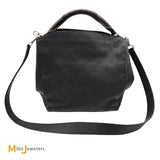Louis Vuitton Babylone BB Black Mahina Leather Satchel 2015