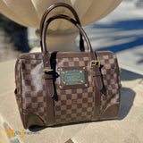 Louis Vuitton Damier Ebene Canvas Berkeley Satchel 2010 N52001