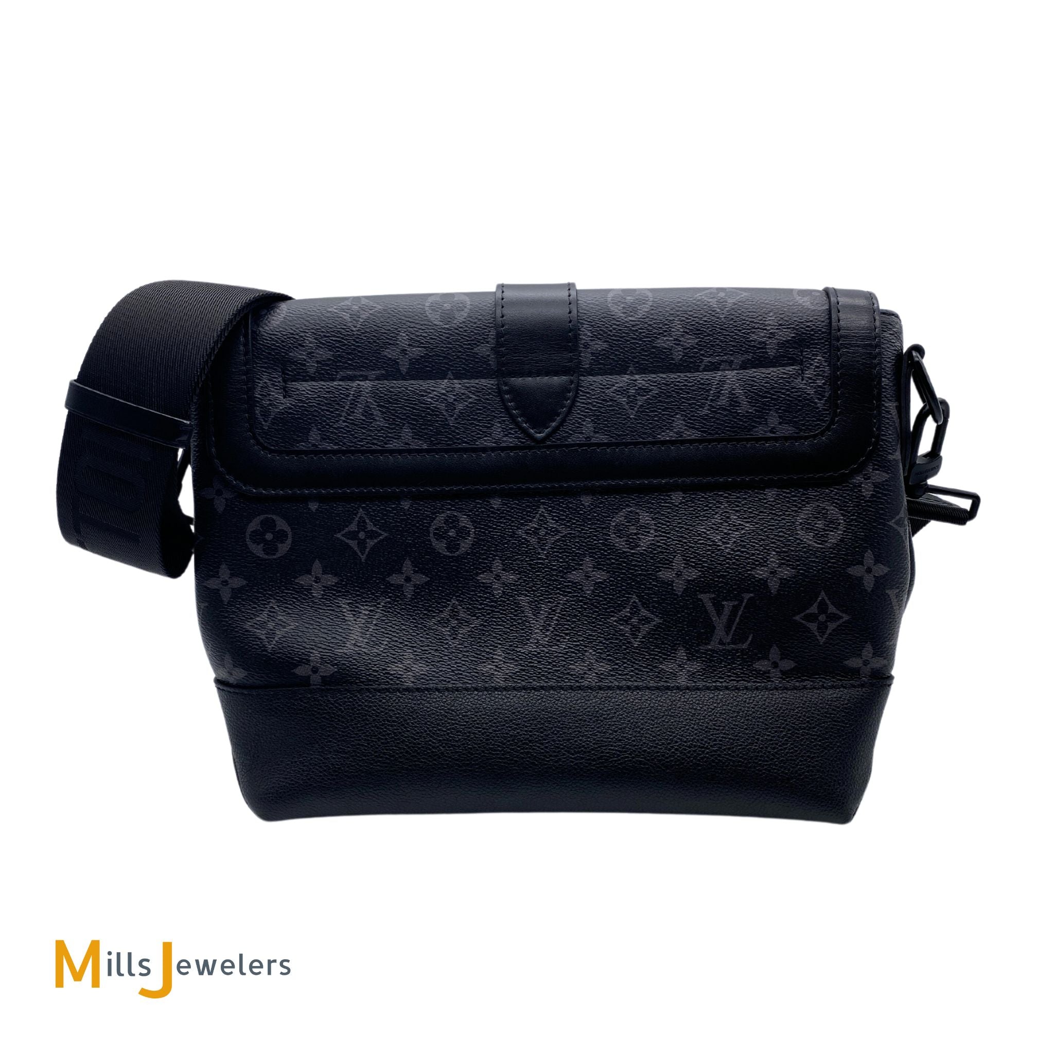 Louis Vuitton Saumur Messenger Eclipse Monogram Eclipse