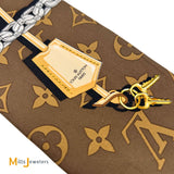 Louis Vuitton Monogram Confidential Bandeau Silk Scarf Brown 2018 M78655