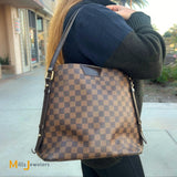 Louis Vuitton Cabas Rivington Damier Ebene Tote Shoulder Bag 2011 N41108